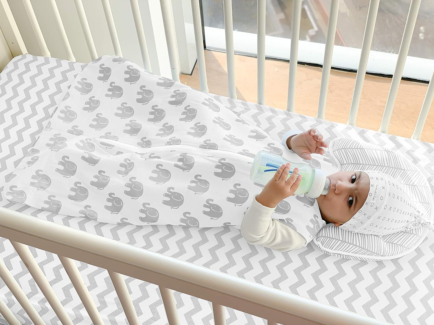 Baby Sleeping Bag Sack – Infant Sleeping Bags 12-18 Months – 3 Pack - Cotton Wearable Blanket Baby Sleep Bag – Unisex Zip Up Baby Bag for Sleeping for Boys & Girls – Breathable Bag Sleepers for Babies - Image 2